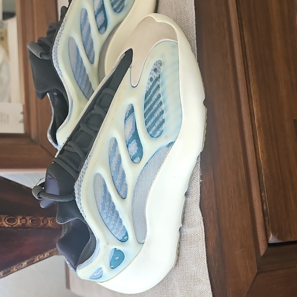 adidas Kids Sneakers Cream and Light Blue